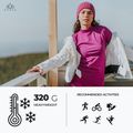 Komplet termoregulačnej dámskej bielizne KADVA Glacier W Set bezšvový fuksiový 10