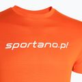 Pánske bežecké tričko SPORTANO Active  oranžové 3