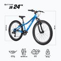 Detský bicykel ATTABO JR 24 modrý 2