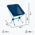 Skladacie turistické kreslo KADVA Sego Low ultralight modré 2