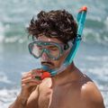 AQUASTIC Jetty šnorchlovací set maska + šnorchel + plutvy modrá 17