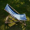 Nastaviteľné záhradné lehátko Kadva LSR01310 modré KSB001 6