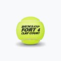 Tenisové loptičky Dunlop Fort Clay Court 4B 18 x 4 ks žlté 601318 3