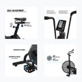 Vzduchový stacionárny bicykel Xebex Air 1000 black 7