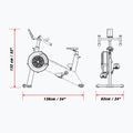 Vzduchový stacionárny bicykel XEBEX Eco Air Cycle black 12