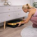 Vibračná platforma Extralink Moonwalk Spin Move black/gold 16