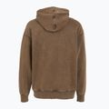 Pánska mikina PROSTO Checked Hoodie dark brown 2