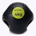 Spokey Gripi 4kg medicinbal čierno-žltý 929864 2