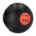 Spokey Gripi 8kg medicinbal čierno-červený 929866