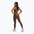 Dámske fitness legíny BeShaped Gym Queen brown 3