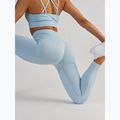 Dámske fitness legíny BeShaped Shape Up dark light blue 7