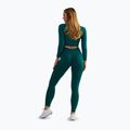 Dámsky fitness top BeShaped Power Up! LS dark green 3