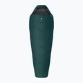 Spací vak Alpinus Fiber Pro 800 ľavý zelený