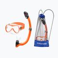Detský set na potápanie AQUA-SPEED Alize FS + Samos + Mesh orange