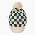 Detská zimná čiapka KID STORY Merino green chessboard 2