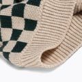 Detská zimná čiapka KID STORY Merino green chessboard 4