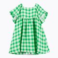 Detské šaty KID STORY Lniana green grid