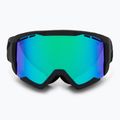 Lyžiarske okuliare IMX Snow matt black/black/green iridium/brown 2