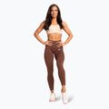 Dámske legíny Gym Glamour Basic Scrunch brown 2