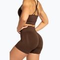 Dámske tréningové šortky Gym Glamour Push Up 2.0 dark chocolate 4