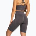 Dámske cyklistické tréningové šortky Gym Glamour Push Up 2.0 dark silver 2