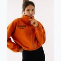 Dámska fleecová mikina JoyInMe Zip Flow Sweatshirt pumpkin spice 4