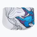 Pánske plavecké boxerky SWEEP Aqua Medusa white 2
