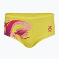 Pánske plavecké boxerky SWEEP Aqua Kraken pink/yellow