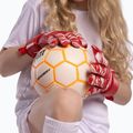 Detské brankárske rukavice Football Masters Invictus X Jr rose 4