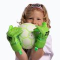 Detské brankárske rukavice Football Masters Invictus X Jr lime 2
