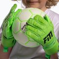 Detské brankárske rukavice Football Masters Invictus X Jr lime 3