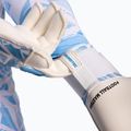 Brankárske rukavice Football Masters Invictus X PRO white/blue 9
