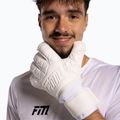 Brankárske rukavice Football Masters Invictus X all white 4