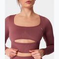 Dámsky tréningový longsleeve Carpatree Dopamine Buzz Seamless rose/brown 4