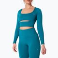 Dámsky tréningový longsleeve Carpatree Dopamine Buzz Seamless petrol green 3