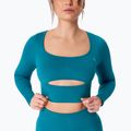Dámsky tréningový longsleeve Carpatree Dopamine Buzz Seamless petrol green 4