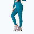 Dámske tréningové legíny Carpatree Dopamine Buzz Seamless petrol green