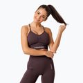 Dámske tréningové legíny Carpatree Allure Seamless berry brown 3