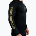 Pánsky chránič Ground Game Athletic Gold Rashguard black RASHATHGOLDLS 2