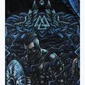 Pánsky šilt Ground Game Viking Rashguard black-blue 21RASHVIKLS 6