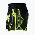 Pánske tréningové šortky Ground Game Muay Thai Neon black/green neon 4