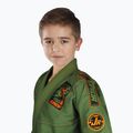 GI pre brazílske Jiu-Jitsu pre deti GroundGame Junior 3.0 green GIJUN3PIN02 2