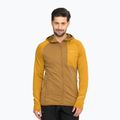 Pánska trekingová mikina Viking Birger Hoodie light brown/yellow