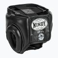 Boxerská prilba WINDY Genuine Leather black 3
