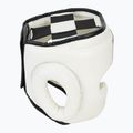 Boxerská prilba WINDY Genuine Leather white 2