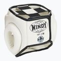 Boxerská prilba WINDY Genuine Leather white 3