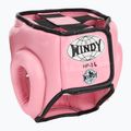 Boxerská prilba WINDY Genuine Leather pink 3