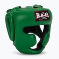 Boxerská prilba RAJA BOXING Genuine Leather green