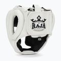 Boxerská prilba RAJA BOXING Genuine Leather white 3