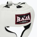Boxerská prilba RAJA BOXING Genuine Leather white 4